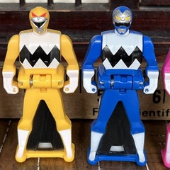 Power Rangers Super Megaforce Lost Galaxy Key Set Full Team w/ Magna Defender