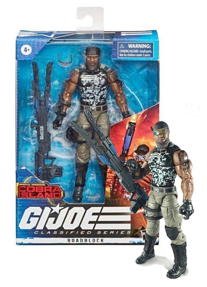 G.I. Joe Classified Series Roadblock Special Missions: Cobra Island 6″ Fig MIB