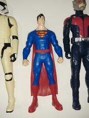 Lot of 4 Hasbro Mattel Action Figures Superhero 9.5-12″ Inch Marvel-DC Comics