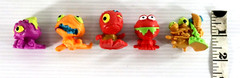 Moose Toys Uggly’s Pet Shop Mixed Lot of 5 Figures 1.5″ Inch Toys Crab Octopus