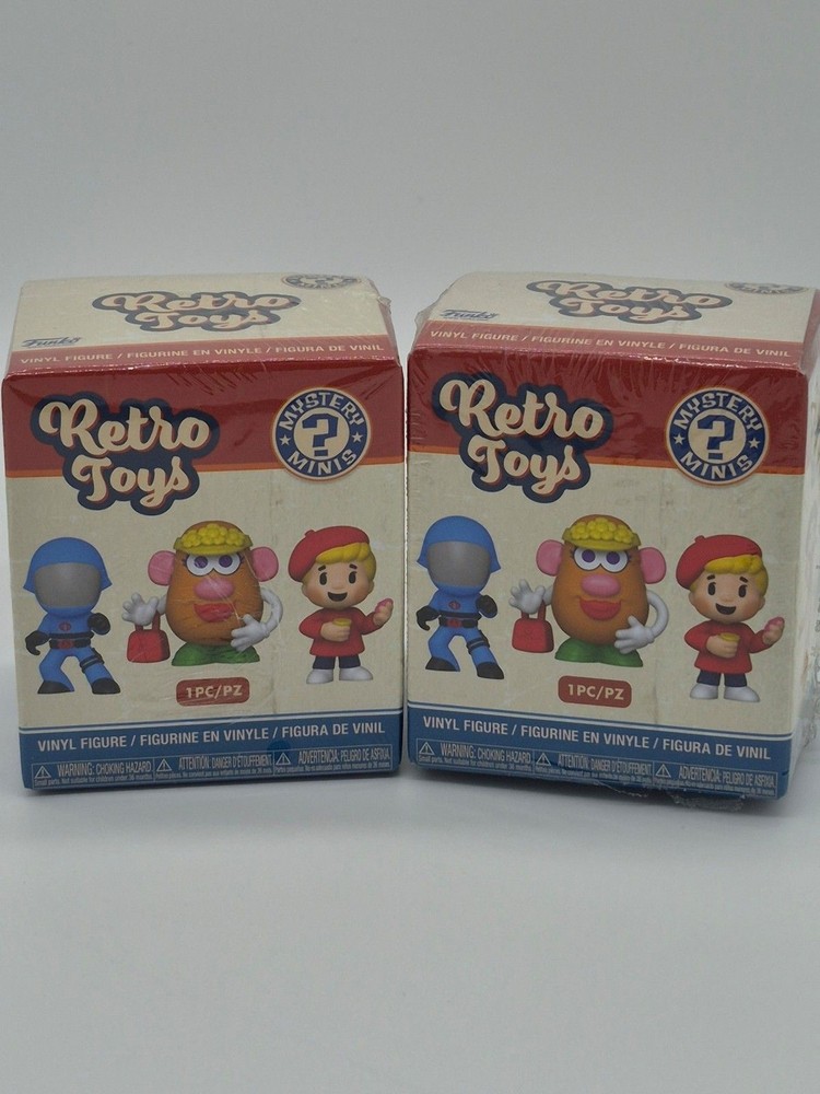 Funko Retro Toys Mystery Minis Lot of 2 Sealed Blind Box Vinyl Figures