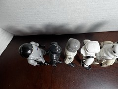 VINTAGE KENNER STAR WARS 1983 ENDOR BIKER STORMTROOPER AT ST ARMY LOT OF 6