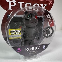 PIGGY Roblox Series 2 Robby 3.5″ Action Figure Roblox DLC Exclusive Code * NEW!