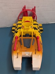 GI Joe Tiger Shark Force 1988 Vehicle ARAH Boat Hasbro Figure Near Complete
