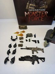 Monster Force Delta Red Nocturnal Operations Trooper W/ Loads Of Extras!!!