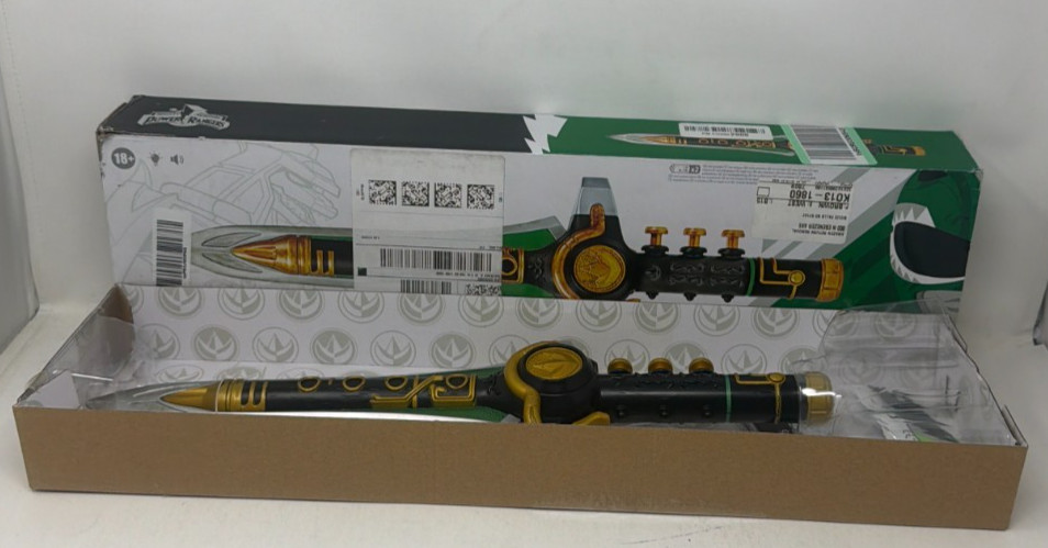 Power Rangers Lightning Collection Mighty Morphin Dragon Dagger Tested & Works!