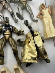 Goldust BCA Lot WWF Jakks Marlena Wig Accessory Robe WWE Dustin Rhodes 2 Tuff