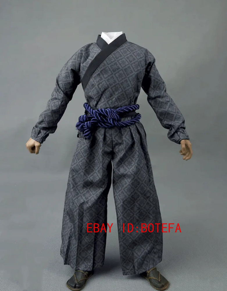 1/6 Scale Male Ancient Japanese Samurai Suit Oda Masada, Takeda for 12” doll