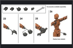 Dummy 13 3D Printed Action Figure Poseable Articulated Mannequin