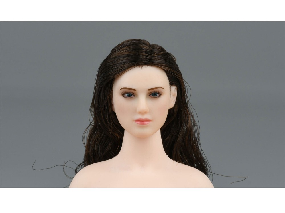 1/12 Scale TBLeague T04A Female Pale Skin Head Sculpt Model For 6″ Action Figure