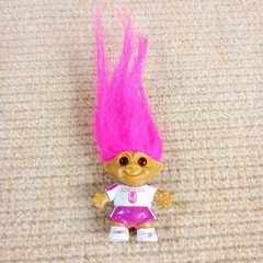 VTG Ace Novelty Jewel Belly Mini Troll Doll Lot of 7 Lucky Gemstone Charm 1.5″