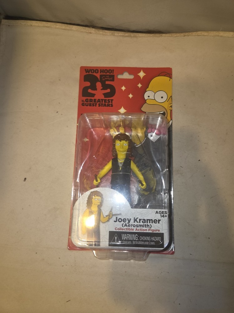 NECA Simpsons 25 Greatest Guest Stars S4 Action Figure – Joey Kramer/Aerosmith