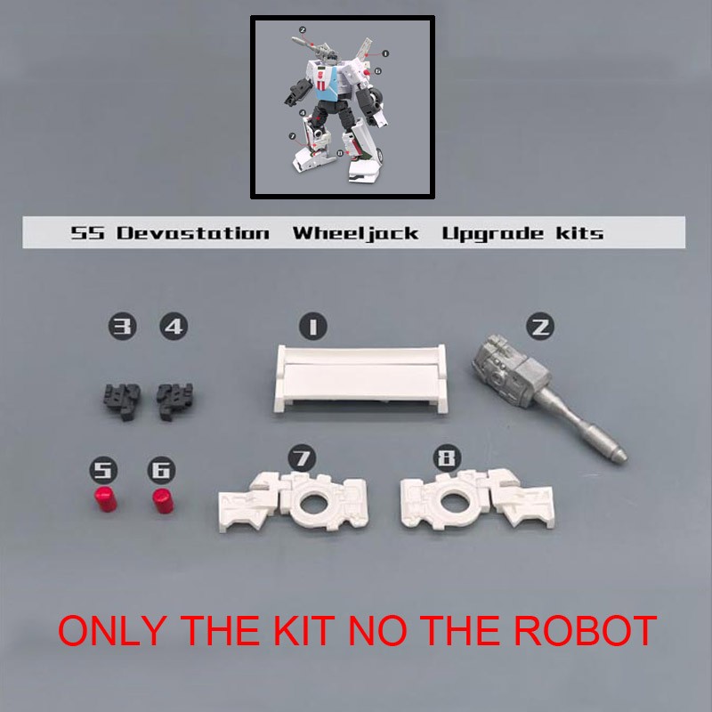 3D Printed Weapon Gun Filler Upgrade Kit For SS Devastation Wheeljack GO BETTER