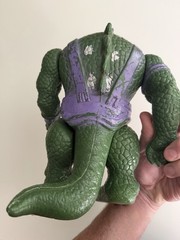 1980s Mexico blow mold Bootleg Thundercats S-S-Slithe 10″ tall RARE!! KO motu