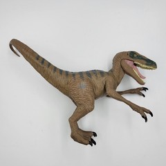 LOT OF 4 2015 HASBRO JW JURASSIC WORLD VELOCIRAPTOR DINOSAUR ACTION TOY FIGURES