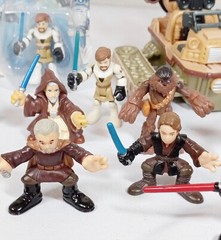 Lot Of 15 Star Wars Galactic Heroes Figures And Vehicle Mixed Years Taun Taun