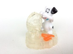101 Dalmatians Frozen Ice Sculpture Figure, Vintage McDonald’s 1990’s
