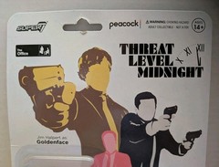 Super7 ReAction Figures The Office Threat Level Midnight Jim Halpert Goldenface