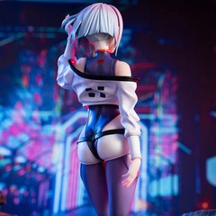 Cyberpunk Anime Rebecca Lucy David Figure Desk Decoration Collectible Toy