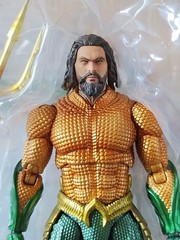 Medicom MAFEX No.267 Aquaman Gold & Green Suit Ver. Lost Kingdom Complete W/ Box