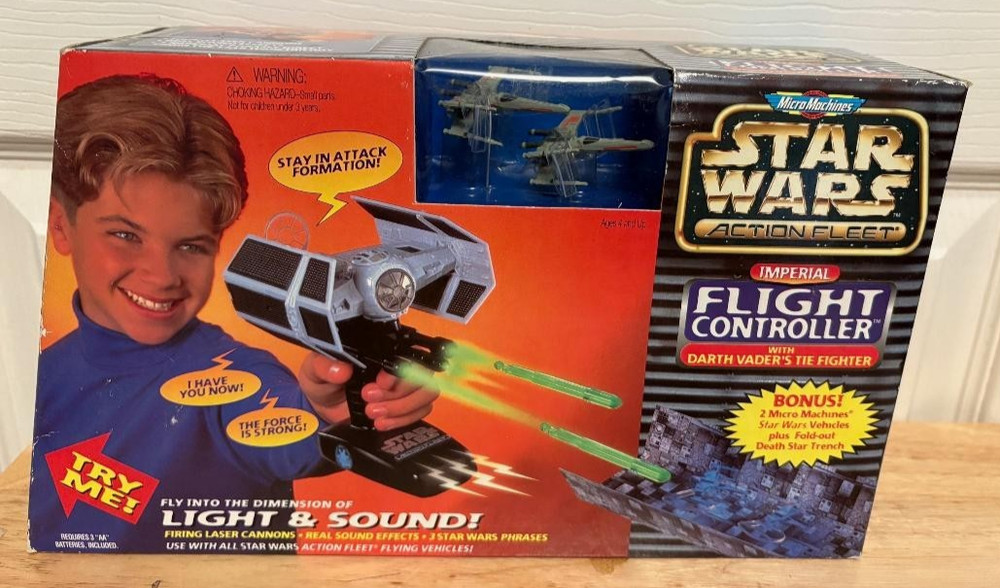 STAR WARS Action Fleet Micro Machines Flight Controller TIE Fighter BONUS PACK