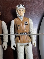 VINTAGE KENNER STAR WARS 1980 HOTH REBEL SOLDIER COMMANDER ARMY LOT 6 FIGURES