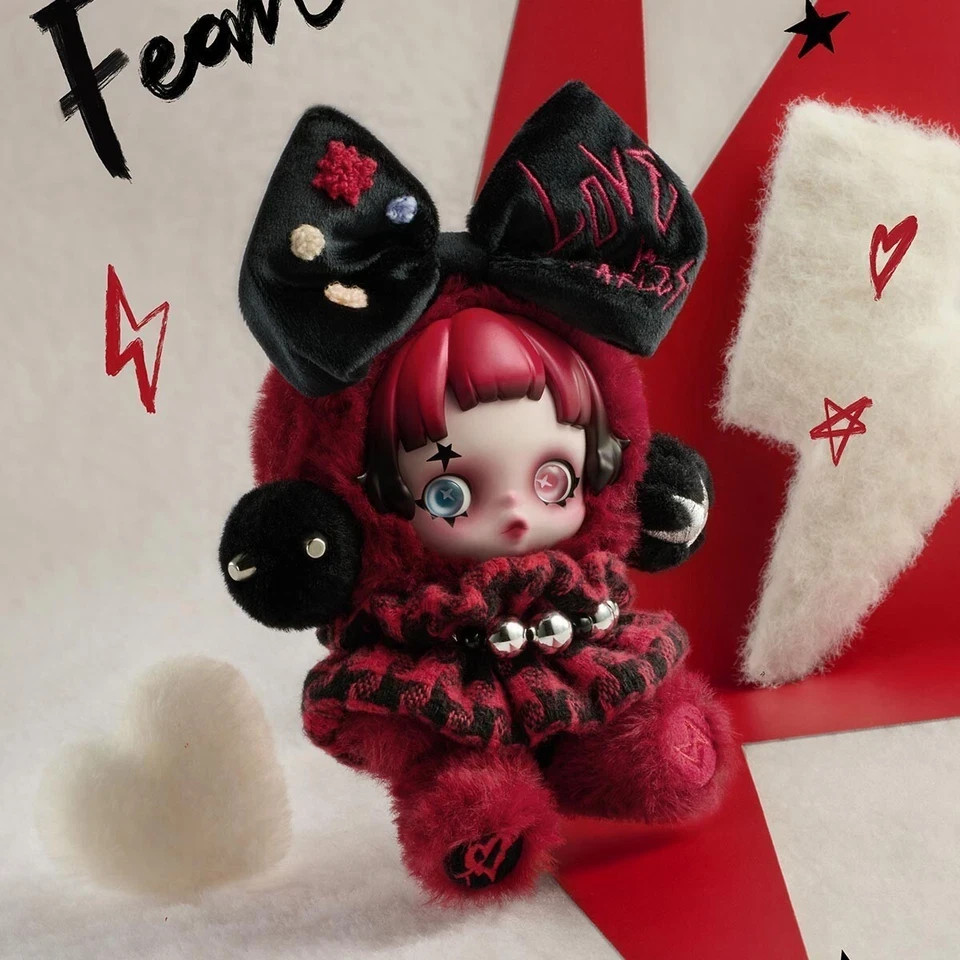Authentic Skullpanda 6kHZ Plush Pendant Limited Edition Figure Art Toy Gift Doll
