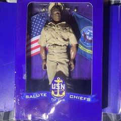 GI Joe Salute To The Chiefs USN Navy Sailor Action Figure (NIB), 10/15