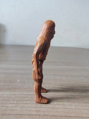 1988 Vintage Rare Chewbacca Star Wars GLASSLITE Brazil POTF Incomplete