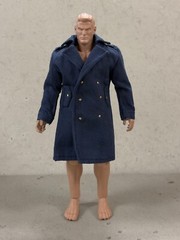 PB-PECT-NV: 1/12 Navy Wired Pea Coat for 6″ muscular body action figure