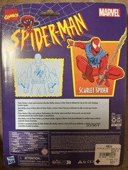 Hasbro Marvel Legends Spiderman Retro Card Scarlet Spider 6” MIP!