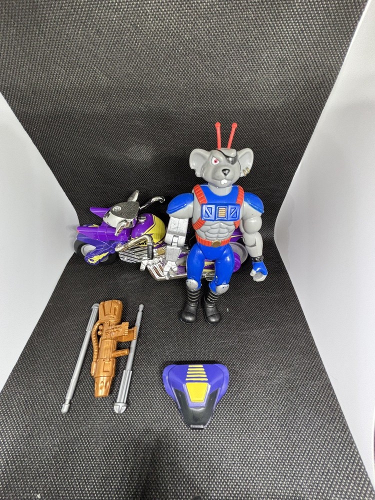 1993 Modo with Mondo Chopper Motorcycle Biker Mice From Mars, Galoob100%COMPLETE