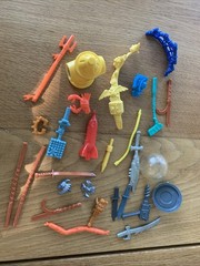 Big Lot Of Vintage TMNT Accessories Mixed Characters