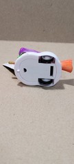 Hard Plastic Flying Witch on Broom Halloween “Pullback Racer”