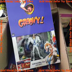 Original Earthworm Jim 2.0 PDNA 1/12 Psy Crow Bob the Killer Action Figure Worm