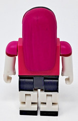Roblox 2.75″ figure Top Runway Model white black w/ pink hair Jazwares