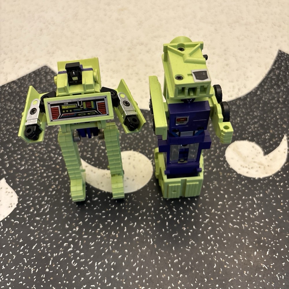 Transformers G1 Mixmaster & Bone Crusher Lot Constructicons Devastation 1985