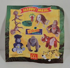 RARE 2000 Tarzan 7.5″ Plush Action Figure McDonald’s EUROPE Disney Tarzan