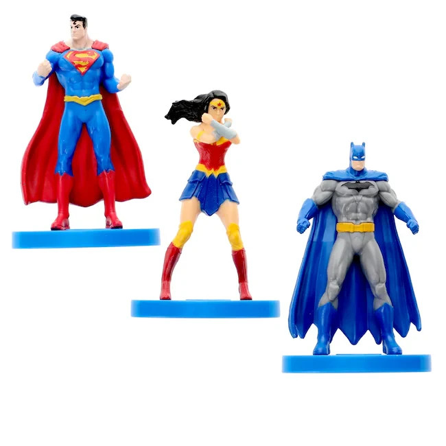 DC Justice League 2 3/4″ – 3″ Figurine Toys Lot of 3 [ BM. SM. WW. ] Just Play