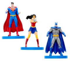 DC Justice League 2 3/4″ – 3″ Figurine Toys Lot of 3 [ BM. SM. WW. ] Just Play