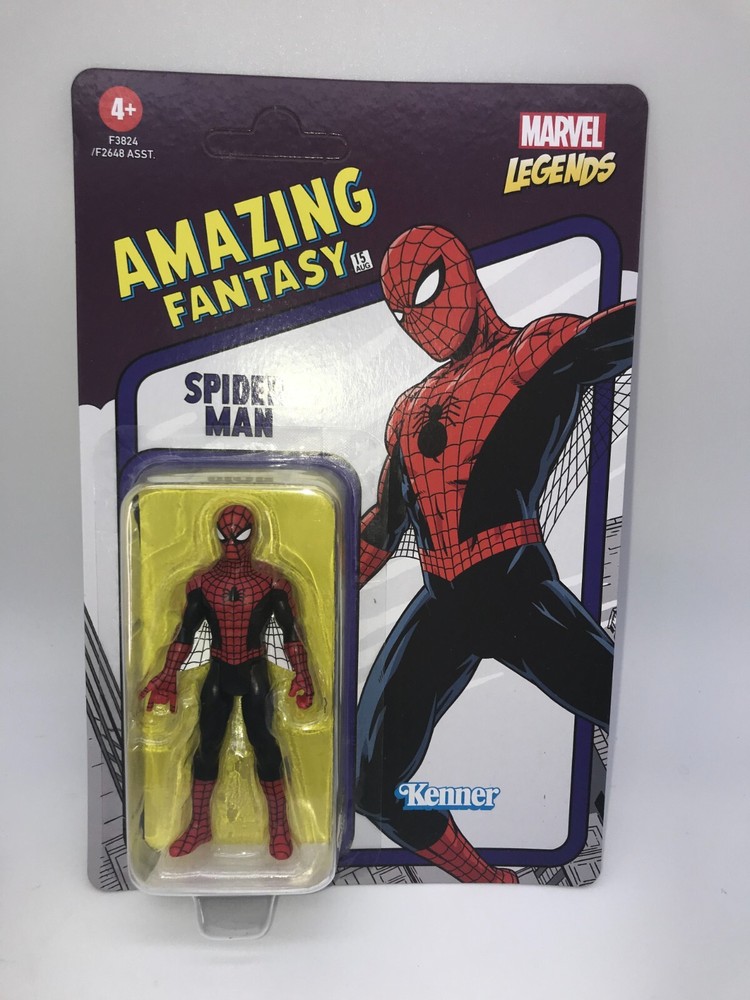 Marvel Legends Spiderman Amazing Fantasy Retro 3.75″ Figure Kenner 2022 MINTY