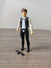 1988 Vintage Han Solo Star Wars GLASSLITE Brazil POTF (Jawa Blaster Repro)