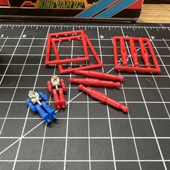 Vintage King Dam Three In One Near Complete with Box Missing 1 Missile Diacast