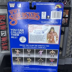 WWE LJN Mattel Superstars Ultimate Warrior 8” Action Figure Black Card
