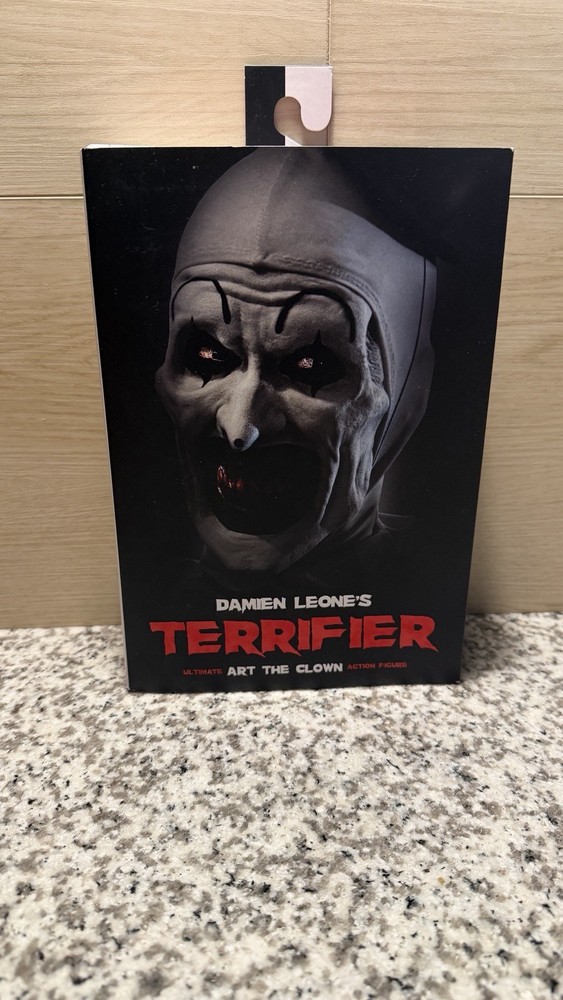 NECA Terrifier Art the Clown Action Figure Damien Leone Boxed Movie Collectible