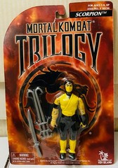 Toy Island 1994 Mortal Kombat Trilogy Scorpion original MOC sealed nice