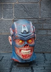 Zombie Captain America Marvel Handmade Latex Mask , Halloween/Parties/Cosplay