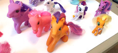 My Little Pony Lot of 18 Ponies Plus Maximus and Barbie Unicorn