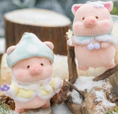 Toyzero Lulu Piggy 4.3″ Snow Fairy 5.3″ Mushroom Guardian Plush Pendant In Stock