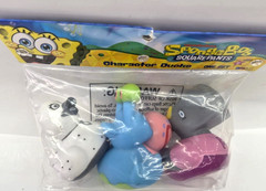 Nickelodeon 2025 NEW SPONGEBOB SQUAREPANTS RUBBER DUCKS 3PC SET New in Package